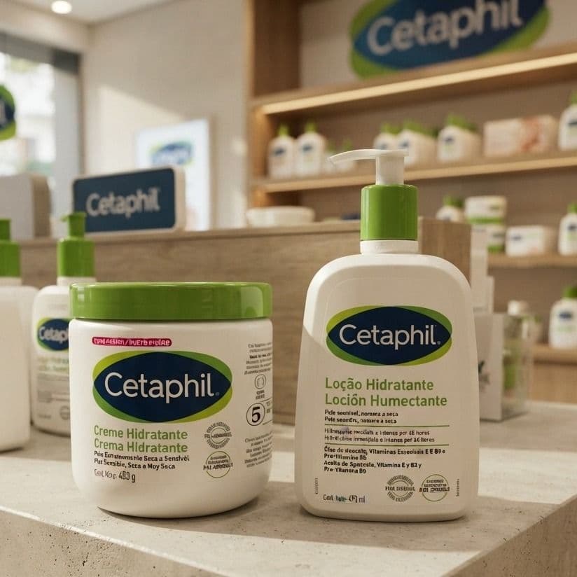 Kit Cetaphil Creme e Loção Hidratante